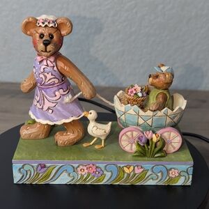 Jim Shore Boyds Momma Bearsdale With Petey Easter Parade